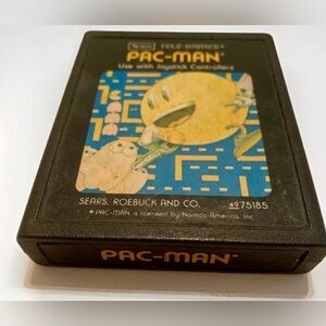 Pac-Man Atari 2600 | Cartridge Picture Label 1981 | Tested Pac Man